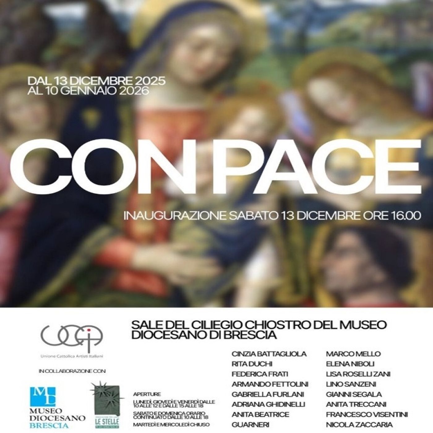 L'Unione Cattolica Artisti Italiani di Brescia racconta la pace attraverso l'arte contemporanea: intervista a Rita Duchi  - 17 dicembre 2025 episode artwork
