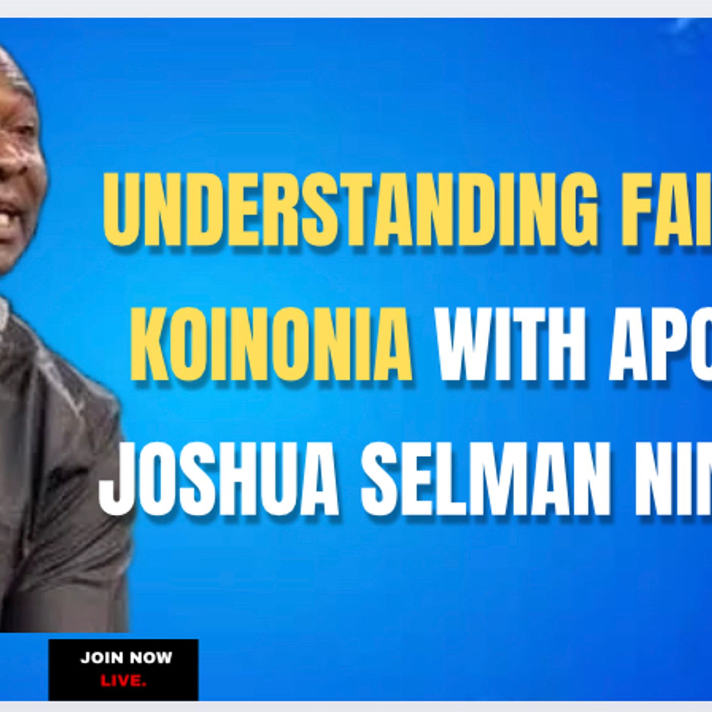 Understanding Faith [1]-Koinonia with Apostle Joshua Selman Nimmak (download more @ www.naijasermons.com.ng)