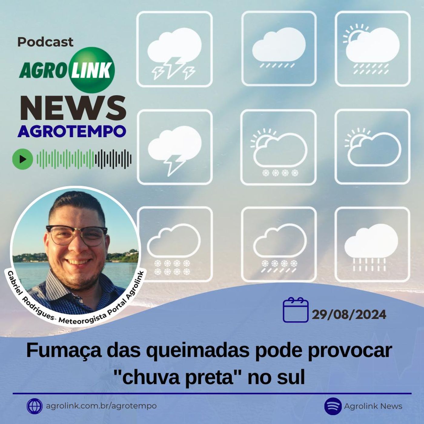 Fumaça das queimadas pode provocar "chuva preta" no sul episode artwork