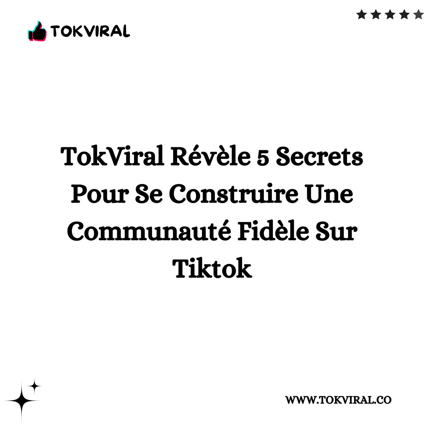 TokViral Révèle 5 Secrets Pour Se Construire Une Communauté Fidèle Sur Tiktok episode artwork