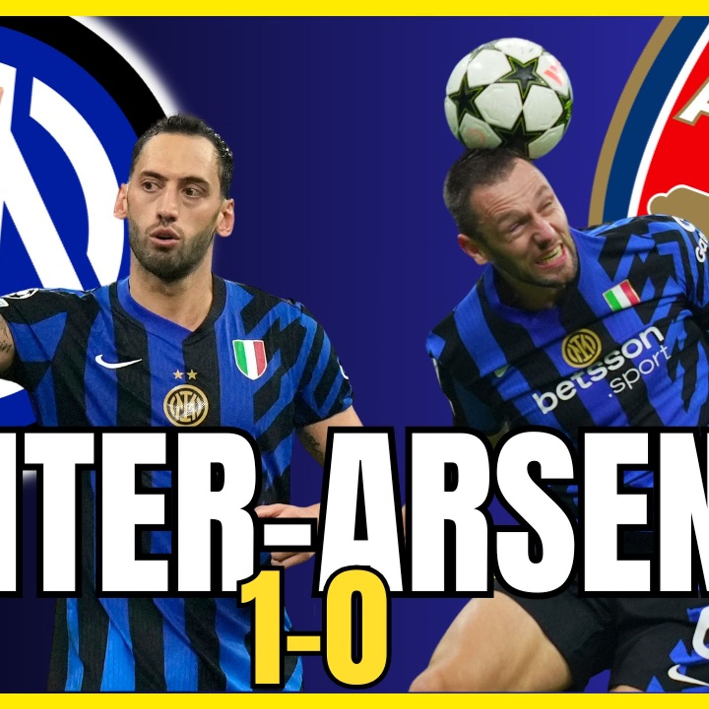INTER ARSENAL 1-0: DA EROI!! BISSECK GIGANTESCO!