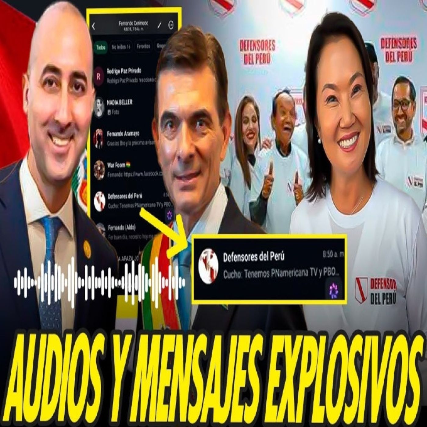 AUDIOS EXPLOSIVOS DE CERIMEDO Y LAS PRUEBAS DE SU TRABAJO PARA KEIKO EN PERÚ episode artwork