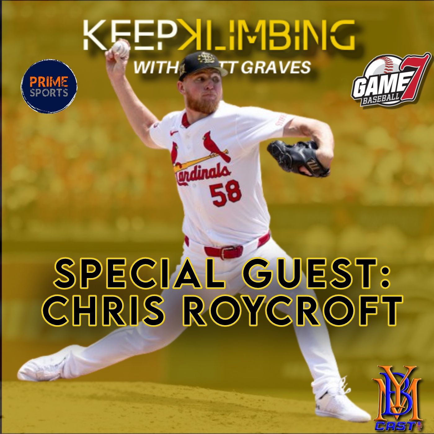 Chris Roycroft's Journey to the Majors | Keep Klimbing | YBMcast episode artwork