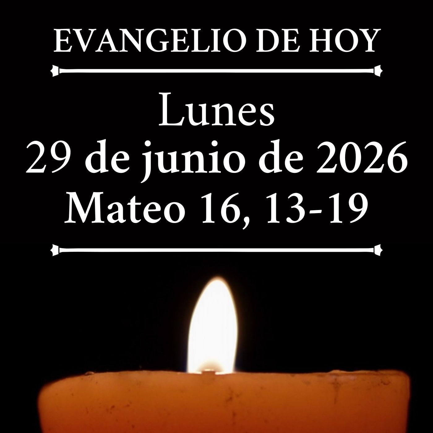 Evangelio del lunes 29 de junio de 2026 - «Y vosotros, ¿quién decís que soy yo?» episode artwork