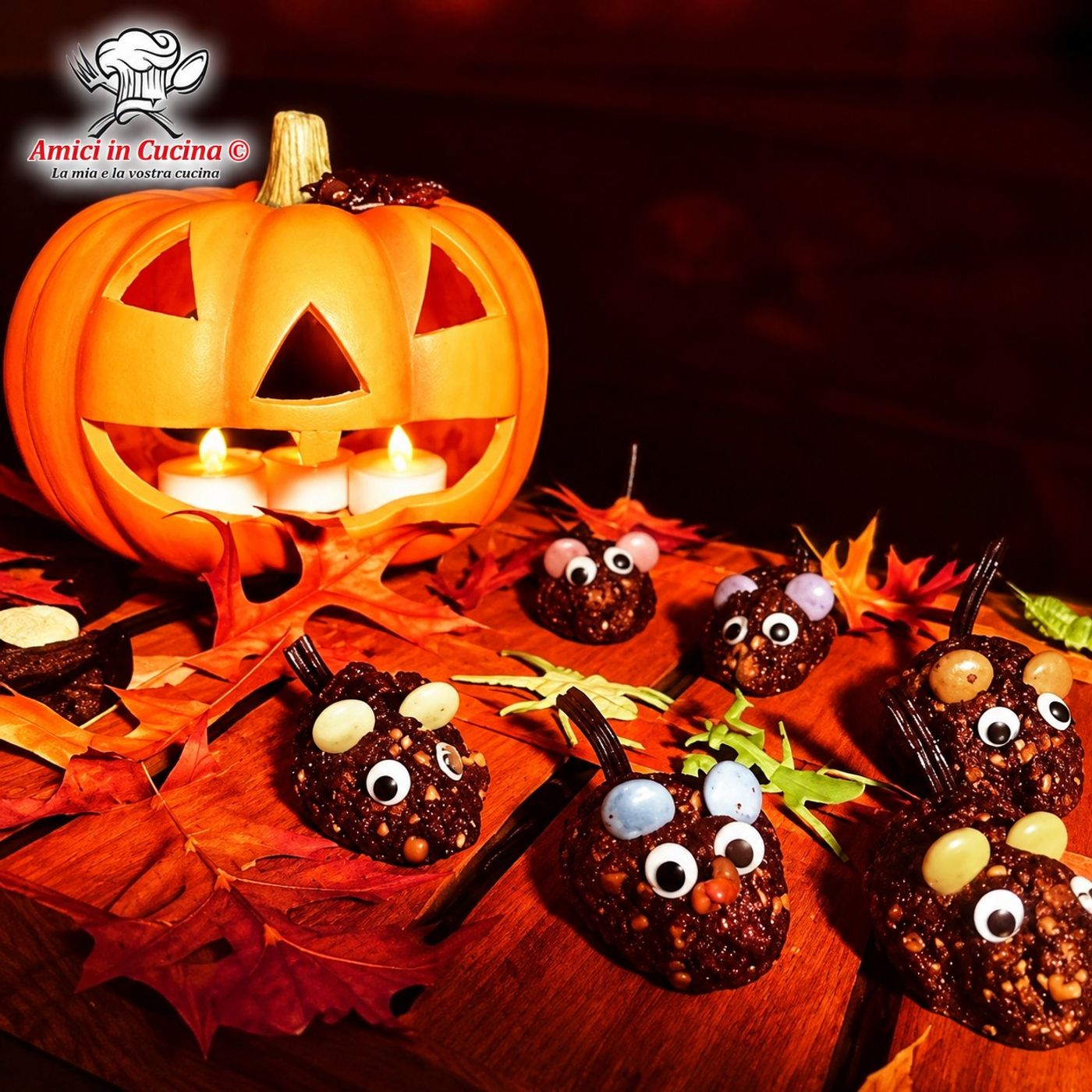 Topini di Halloween dolci: i bocconcini mostruosamente golosi