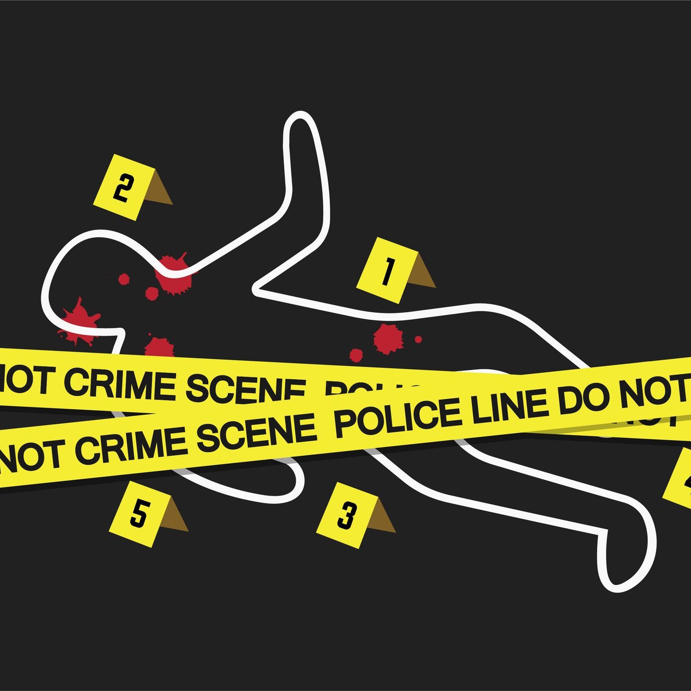 Killer At The Crime Scene podcast artwork