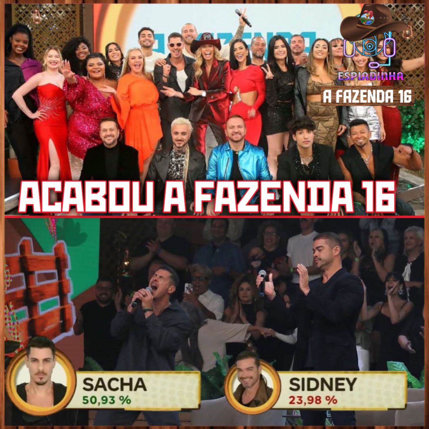 Sacha é o CAMPEÃO de A Fazenda 16!