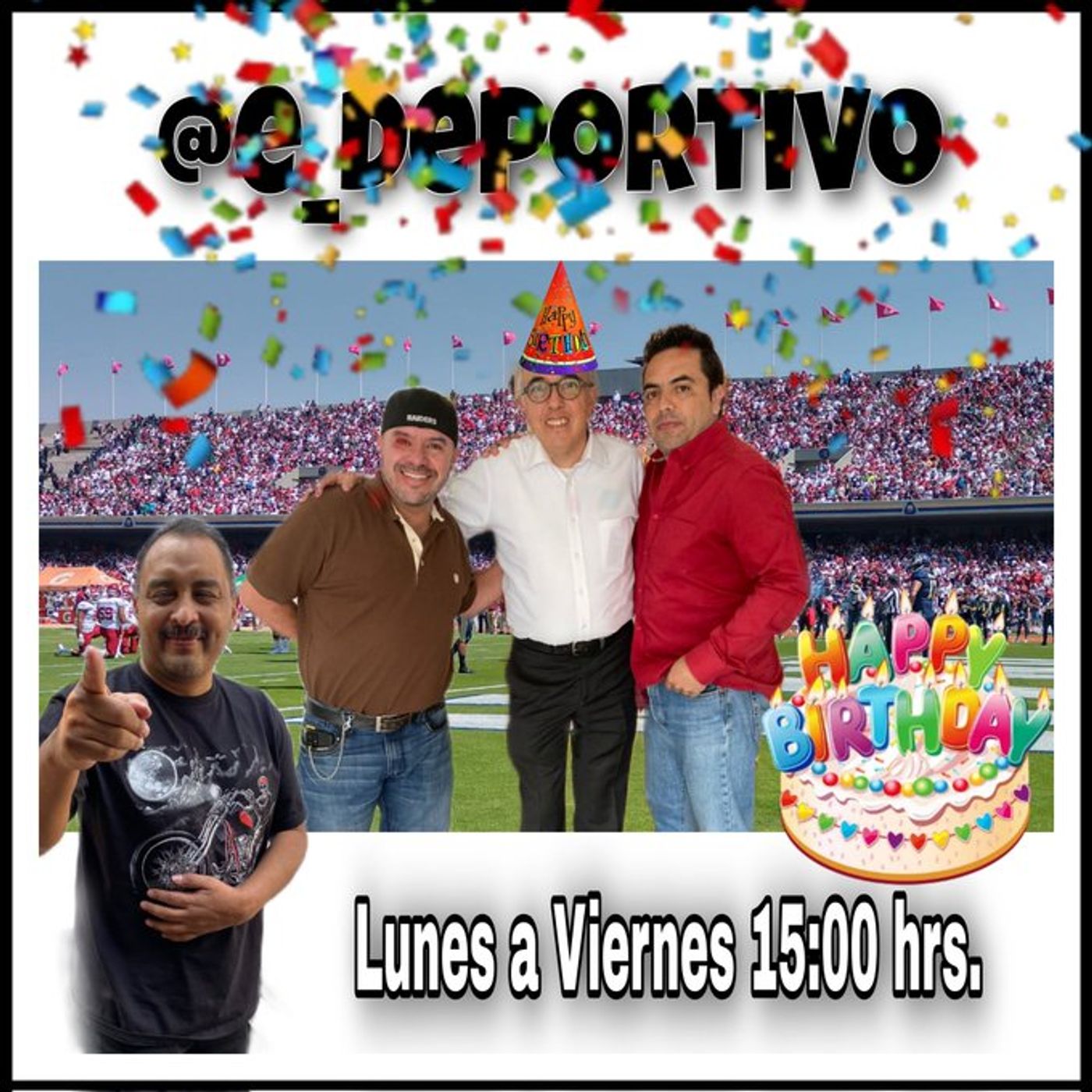 Feliz Cumpleaños a Pepe Segarra en Espacio Deportivo de la Tarde 26 de Octubre 2022