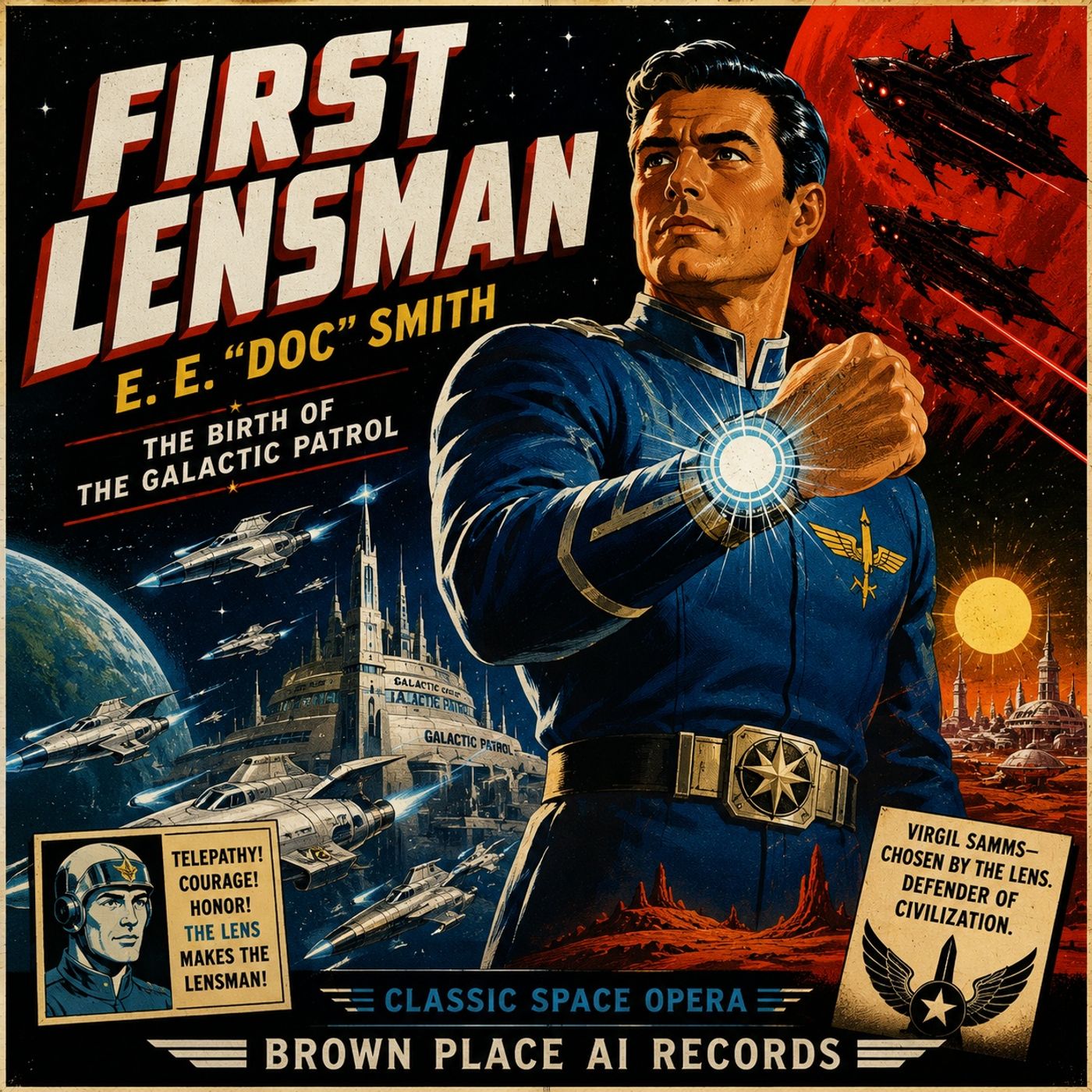 First Lensman by E. E. “Doc” Smith | Classic Space Opera & Galactic Patrol Audiobook Part 2 episode artwork