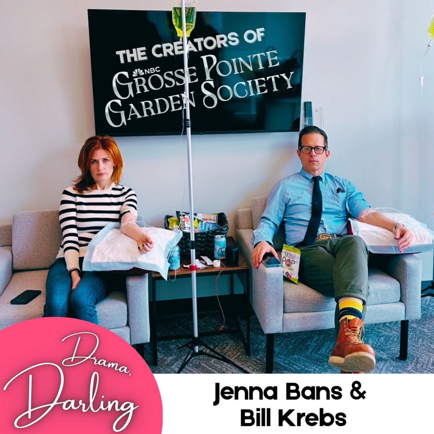 🌸 Show Creators of "Grosse Pointe Garden Society" Bill Krebs & Jenna Bans! BINGE NOW on 🦚 Peacock