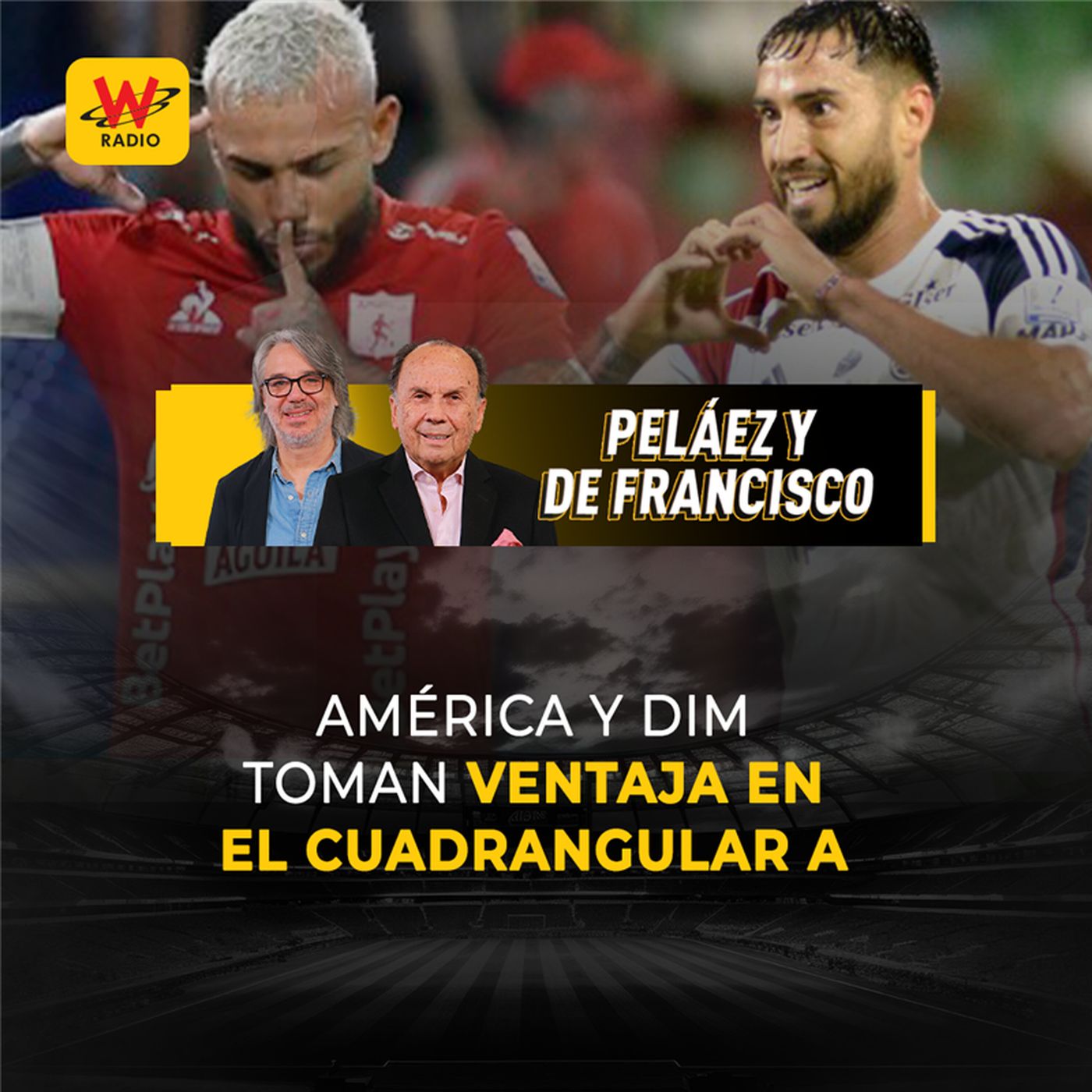 América y DIM toman ventaja en el cuadrangular A