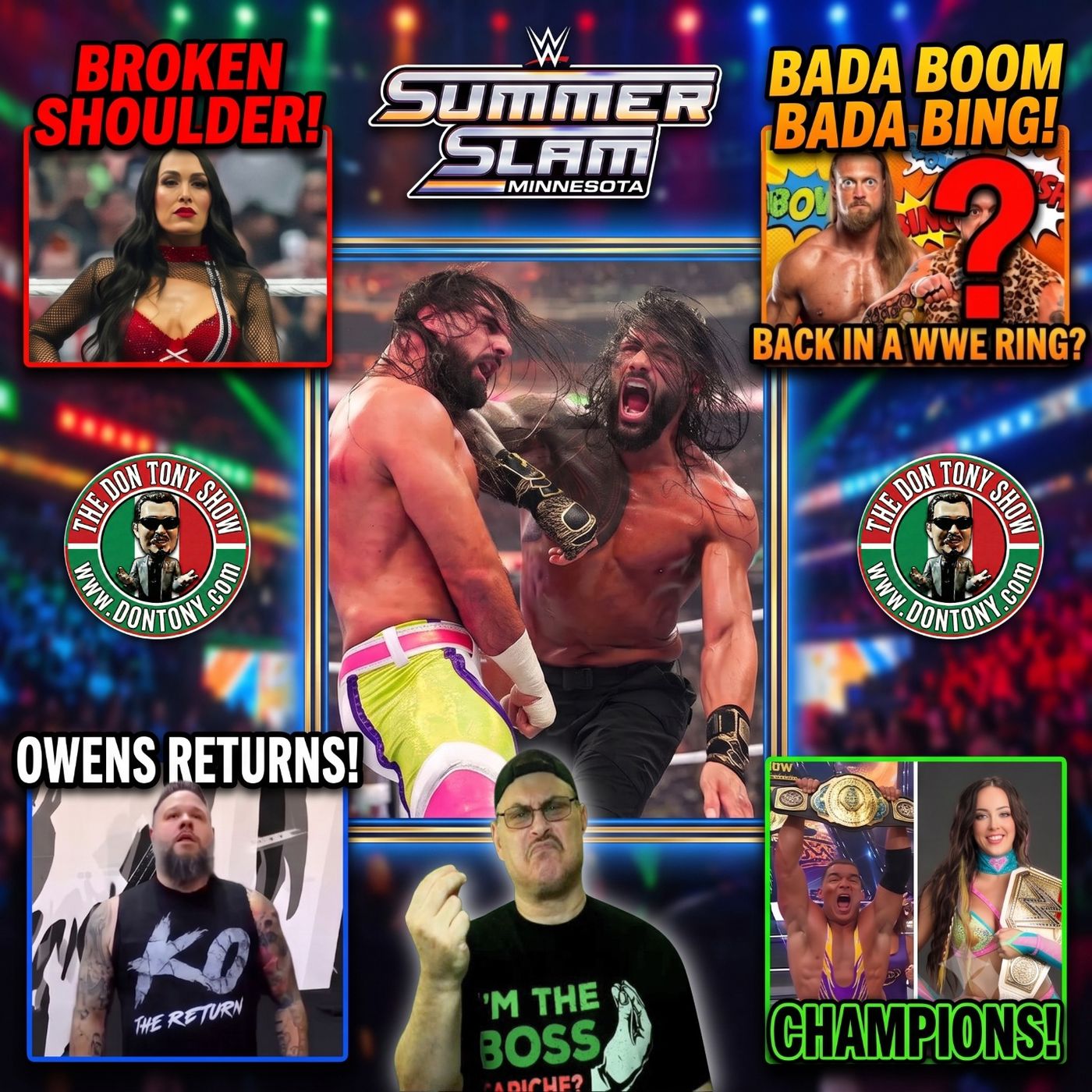 The Don Tony Show 8/3/26 + SummerSlam Night Two Review (Wrestling-News.com) episode artwork