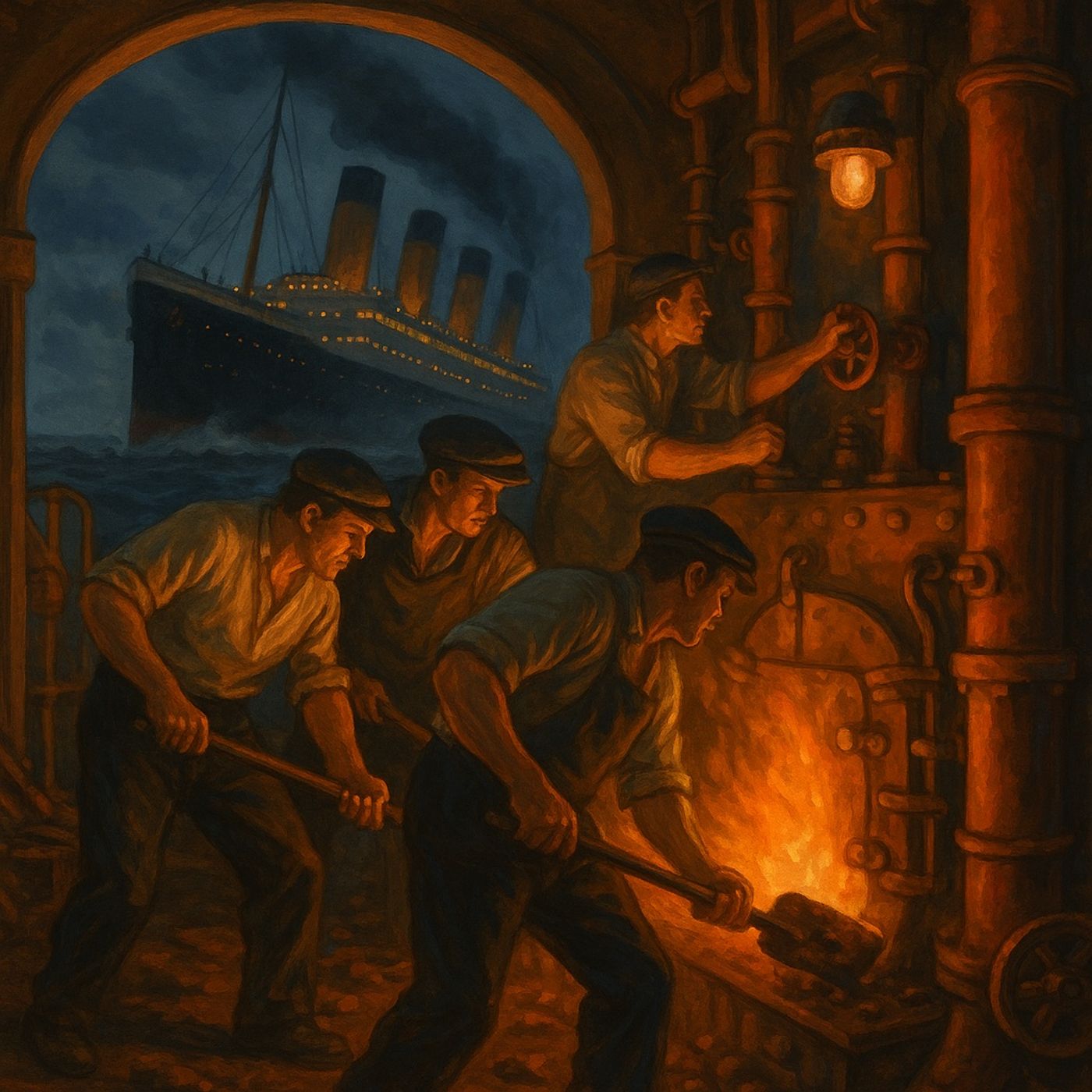 العمل البطولي لطاقم غرفة محركات تيتانيك