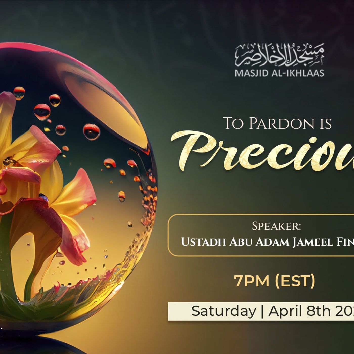 To Pardon is Precious - Ustadh Jameel Finch episode artwork