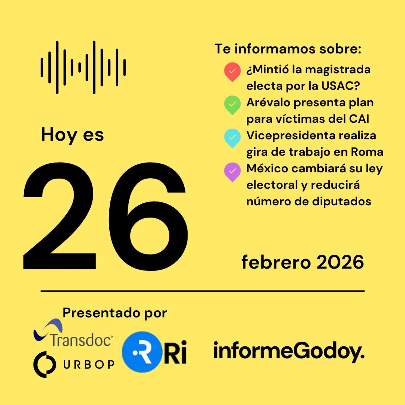 26 de febrero 2026 episode artwork