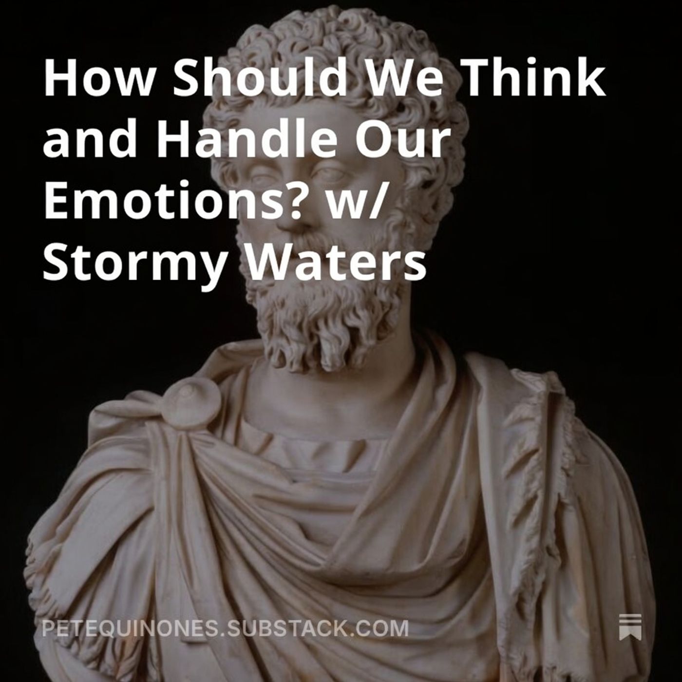 How Should We Think and Handle Our Emotions? w/ Stormy Waters