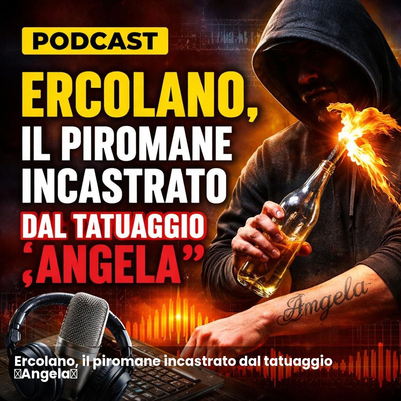 Ercolano, il piromane incastrato dal tatuaggio «Angela» episode artwork