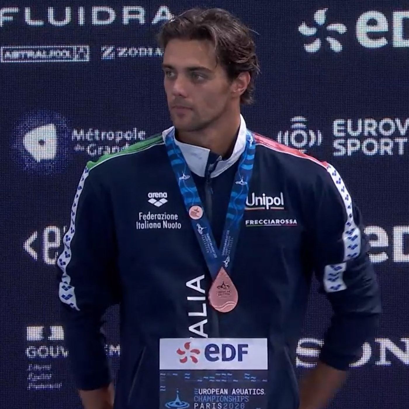 Thomas Ceccon strappa il il bronzo nei 200 dorso agli europei di Parigi episode artwork