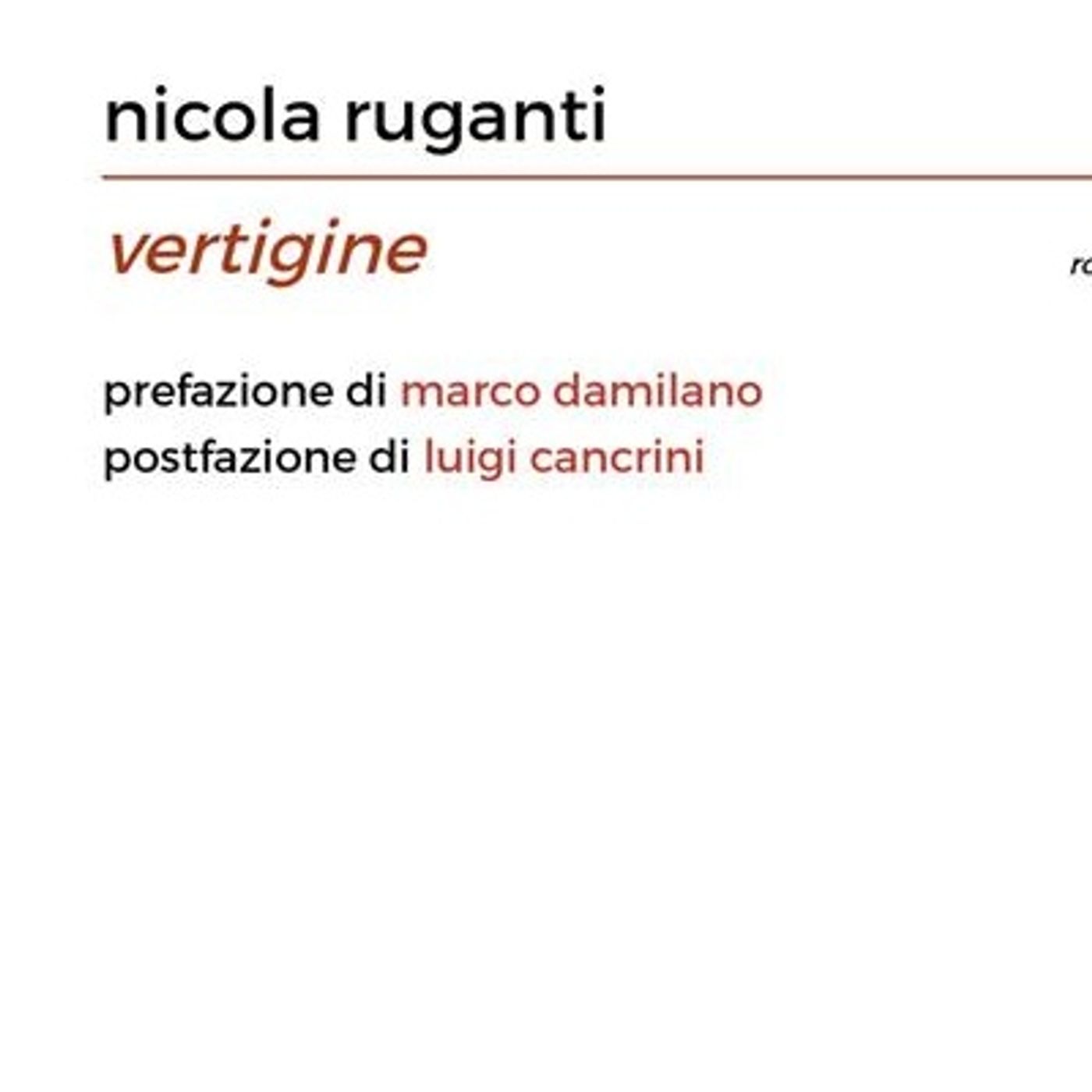 Nicola Ruganti "Vertigine" episode artwork