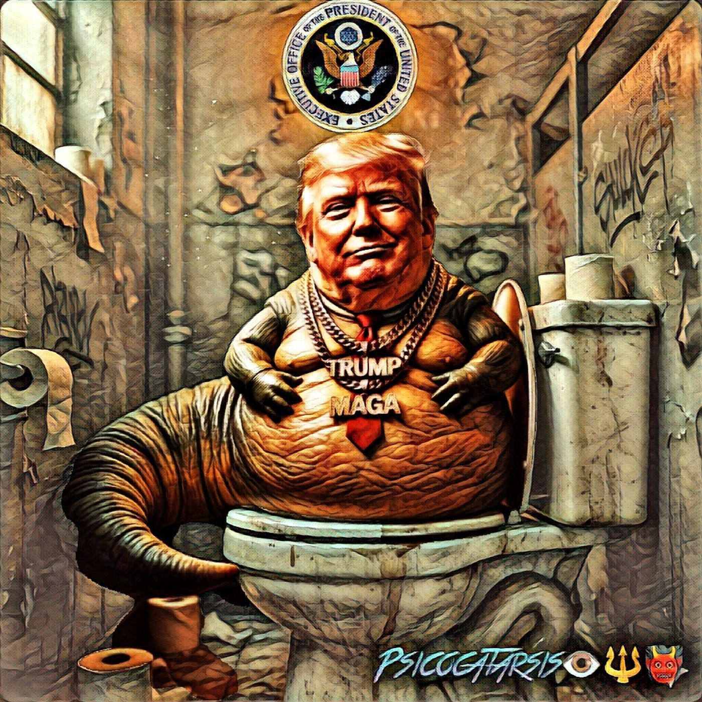 El Idiota 😵‍💫Trump se reúne con su Gabinete en la Casa Blanca, hablando puras tonterias episode artwork