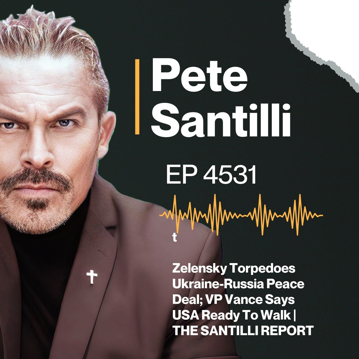 Zelensky Torpedoes Ukraine-Russia Peace Deal; VP Vance Says USA Ready To Walk | THE SANTILLI REPORT episode artwork
