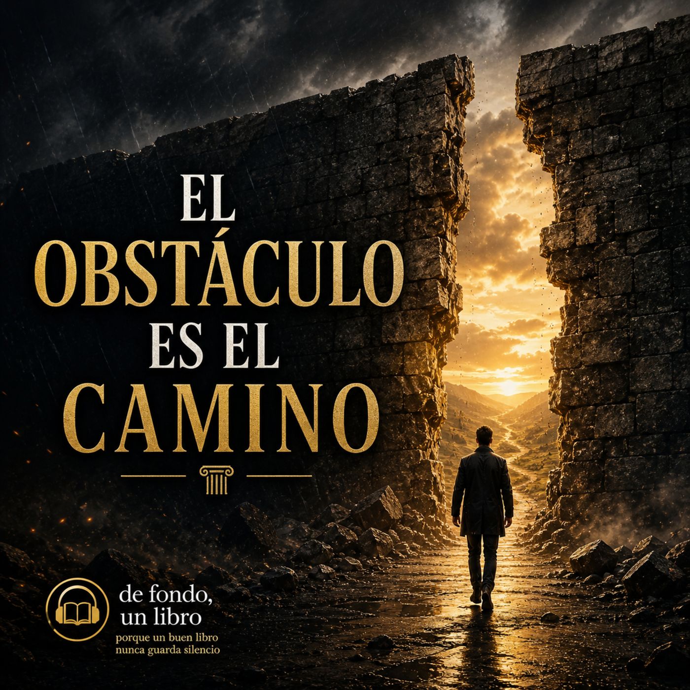 De fondo un libro