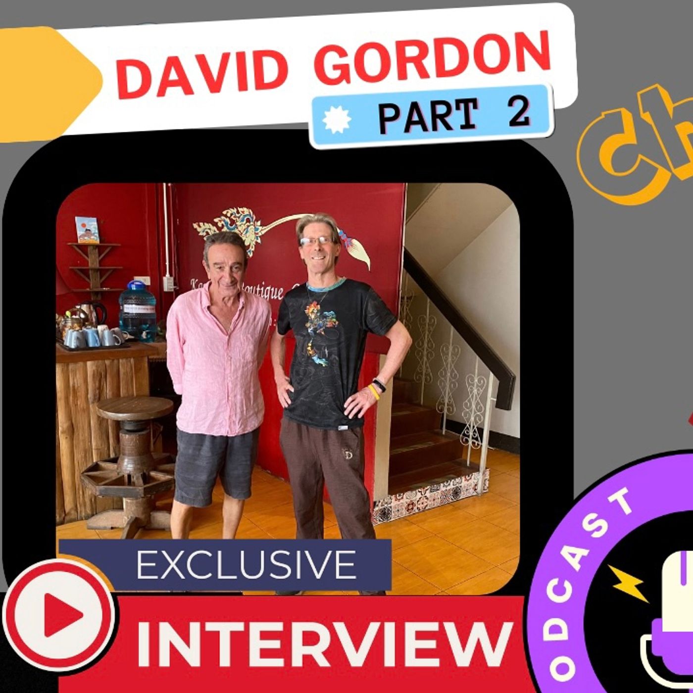 Part 2/2 - David Gordon (INTERVIEW - 2nd Half) - “Meals, Meditation, Music”