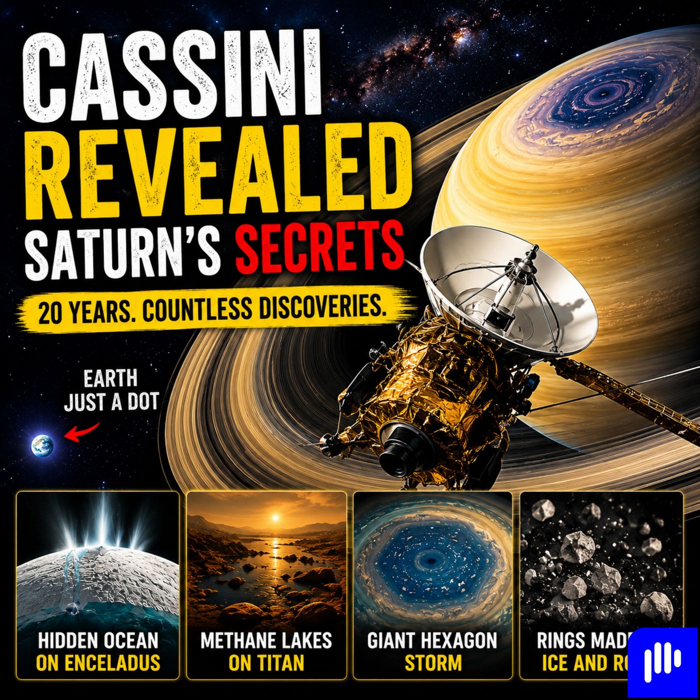Cassini Reveals Saturn's Secrets That Left Humanity Forever Completely Astonished Today episode artwork