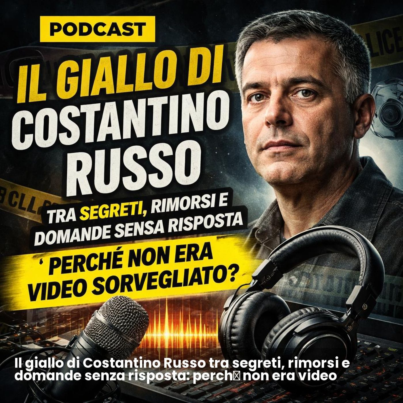 Il giallo di Costantino Russo tra segreti, rimorsi e domande senza risposta: perché non era video sorvegliato? episode artwork