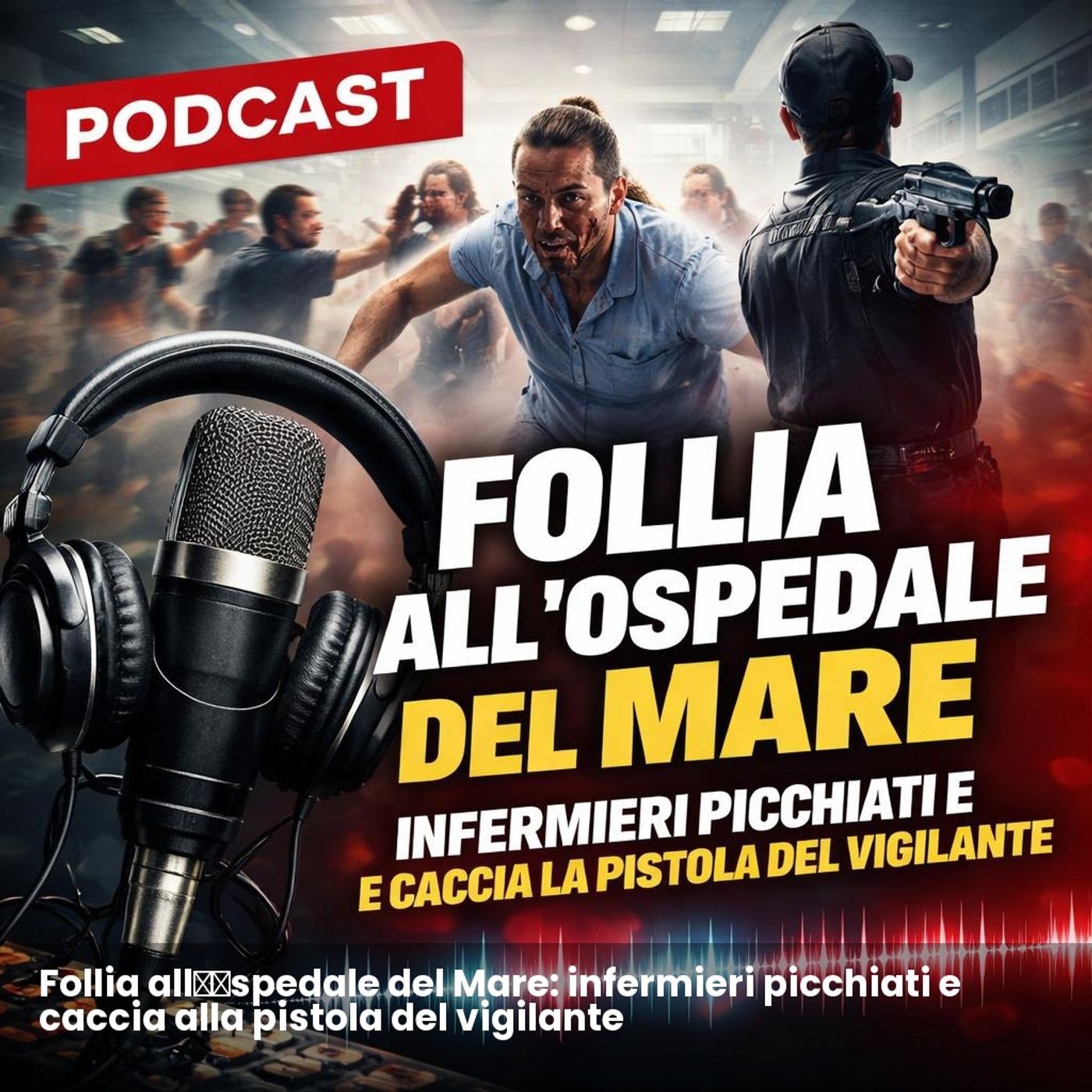 Follia all’Ospedale del Mare: infermieri picchiati e caccia alla pistola del vigilante episode artwork