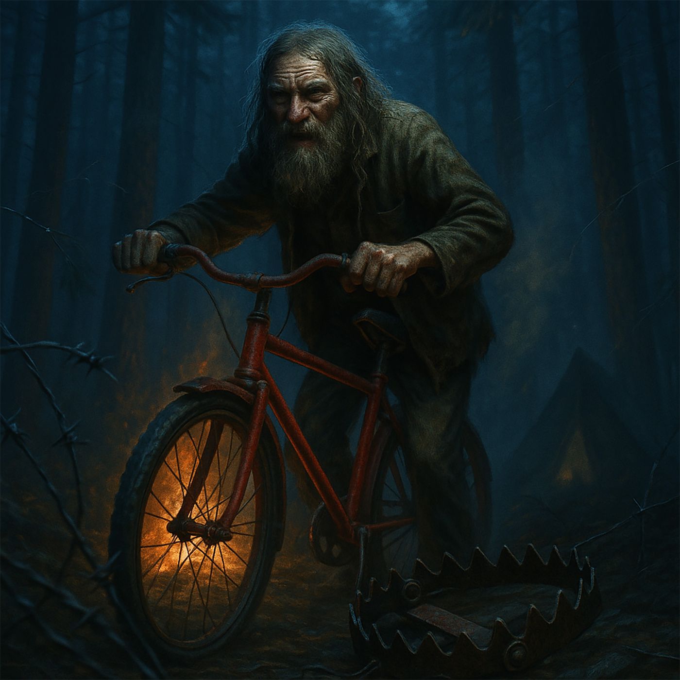 Ep.349 – The Old Man with the Red Bicycle - A Campground Slasher Tale of Traps, Terror, and Survival