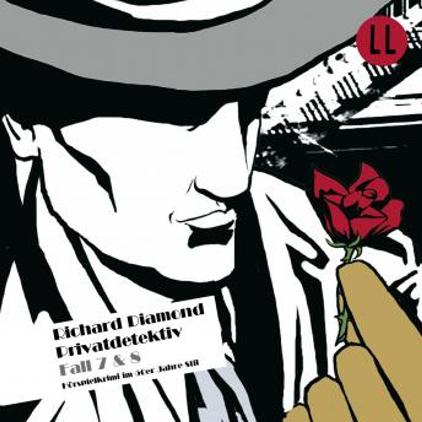 [German] - Richard Diamond, Folge 7: Die rote Rose / Der Karussell-Fall by Blake Edwards episode artwork
