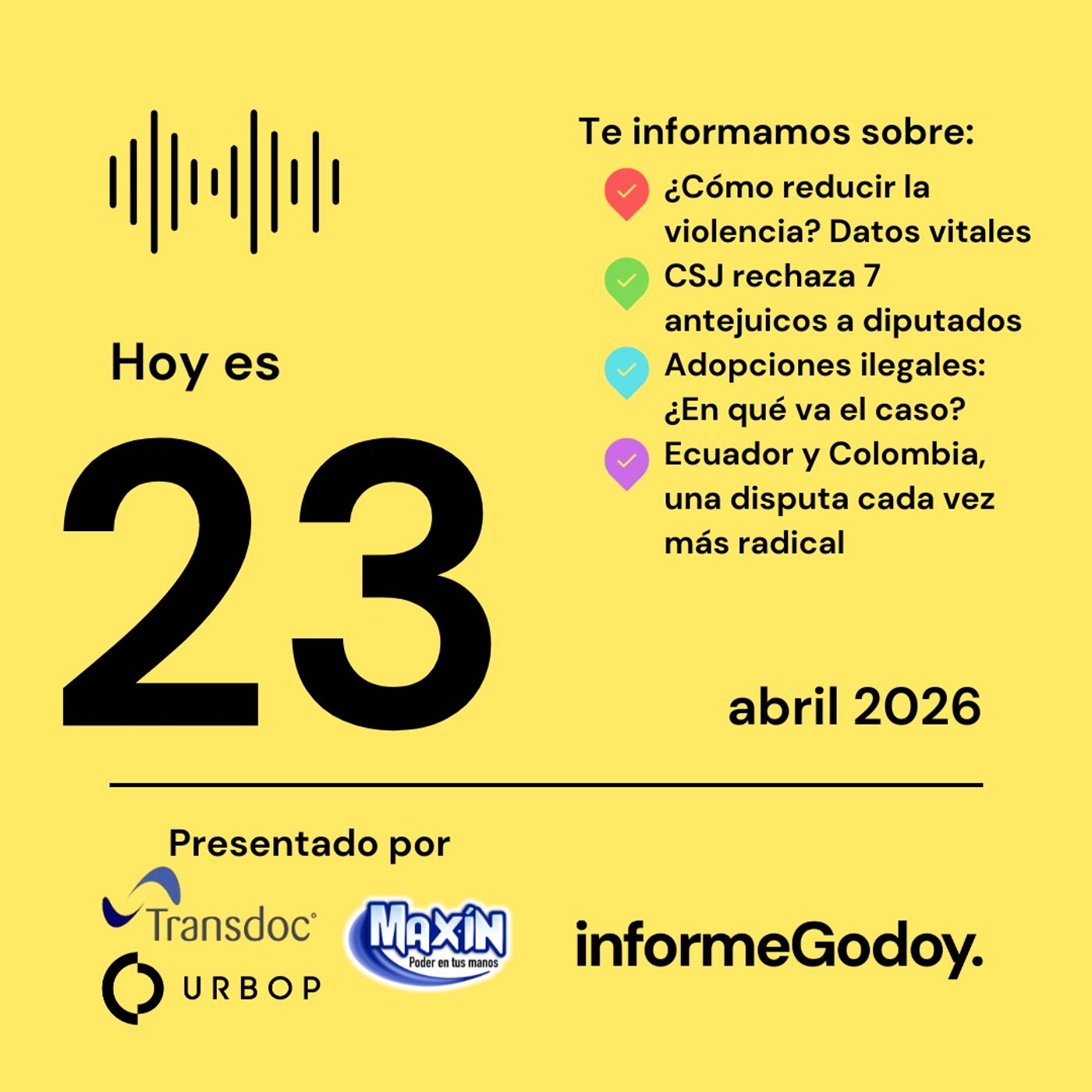 23 de abril 2026 episode artwork