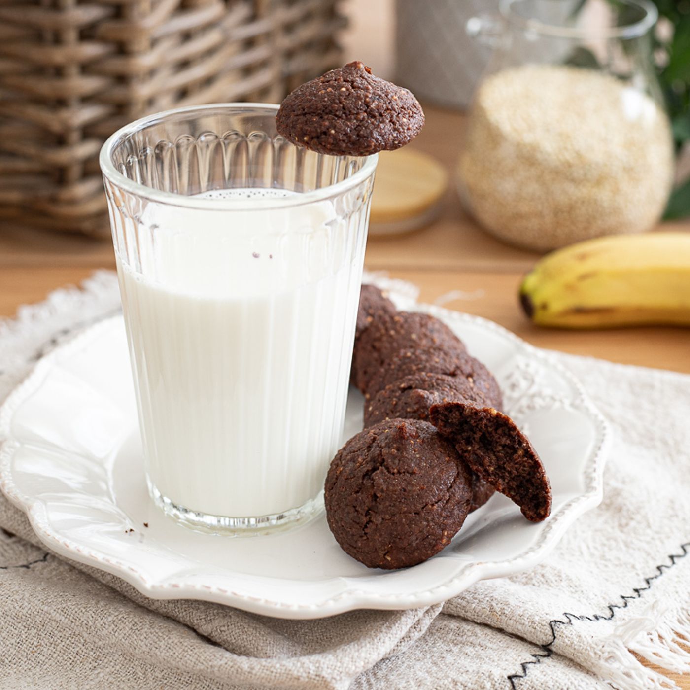 Biscotti quinoa e cacao
