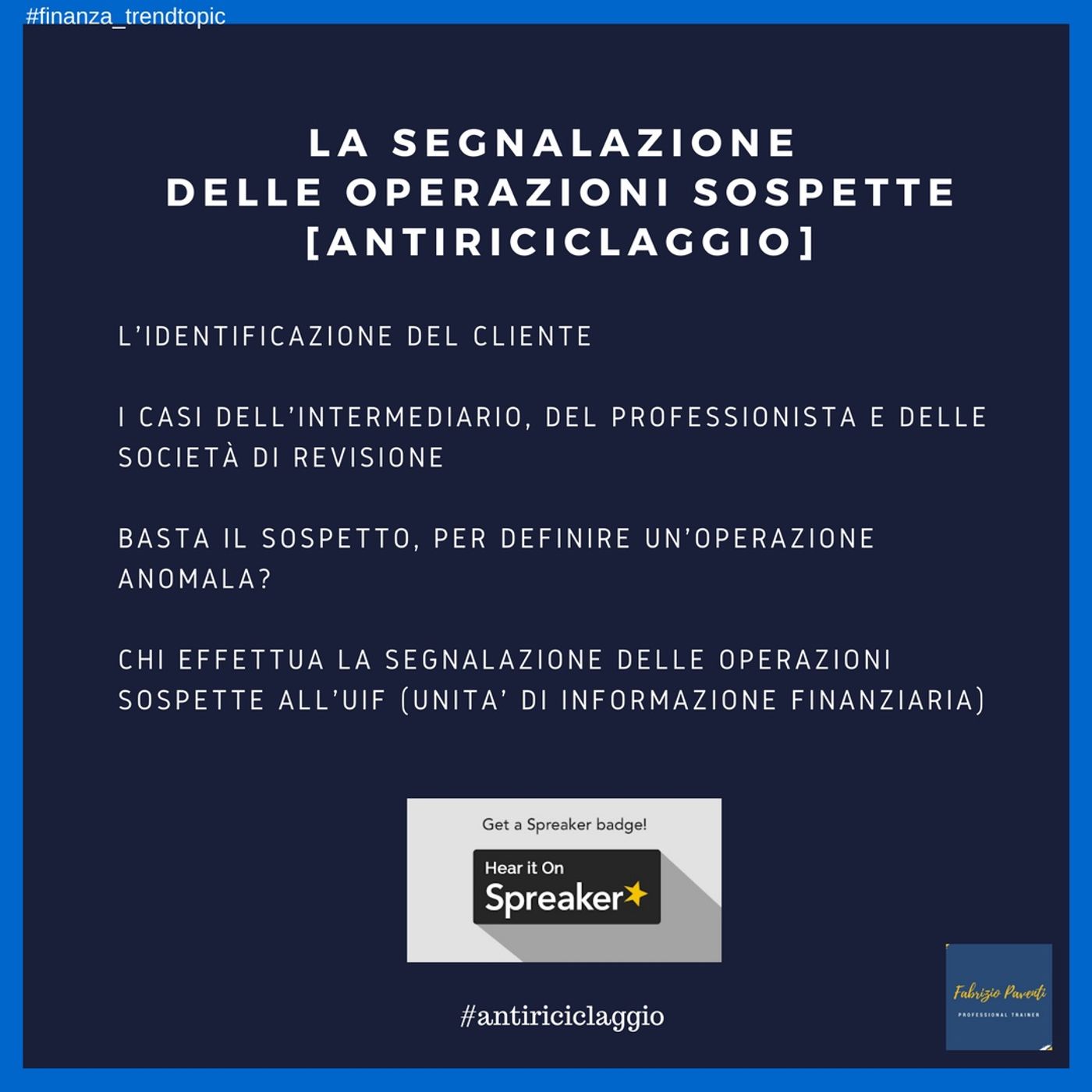 Fabrizio Paventi - Professional Trainer