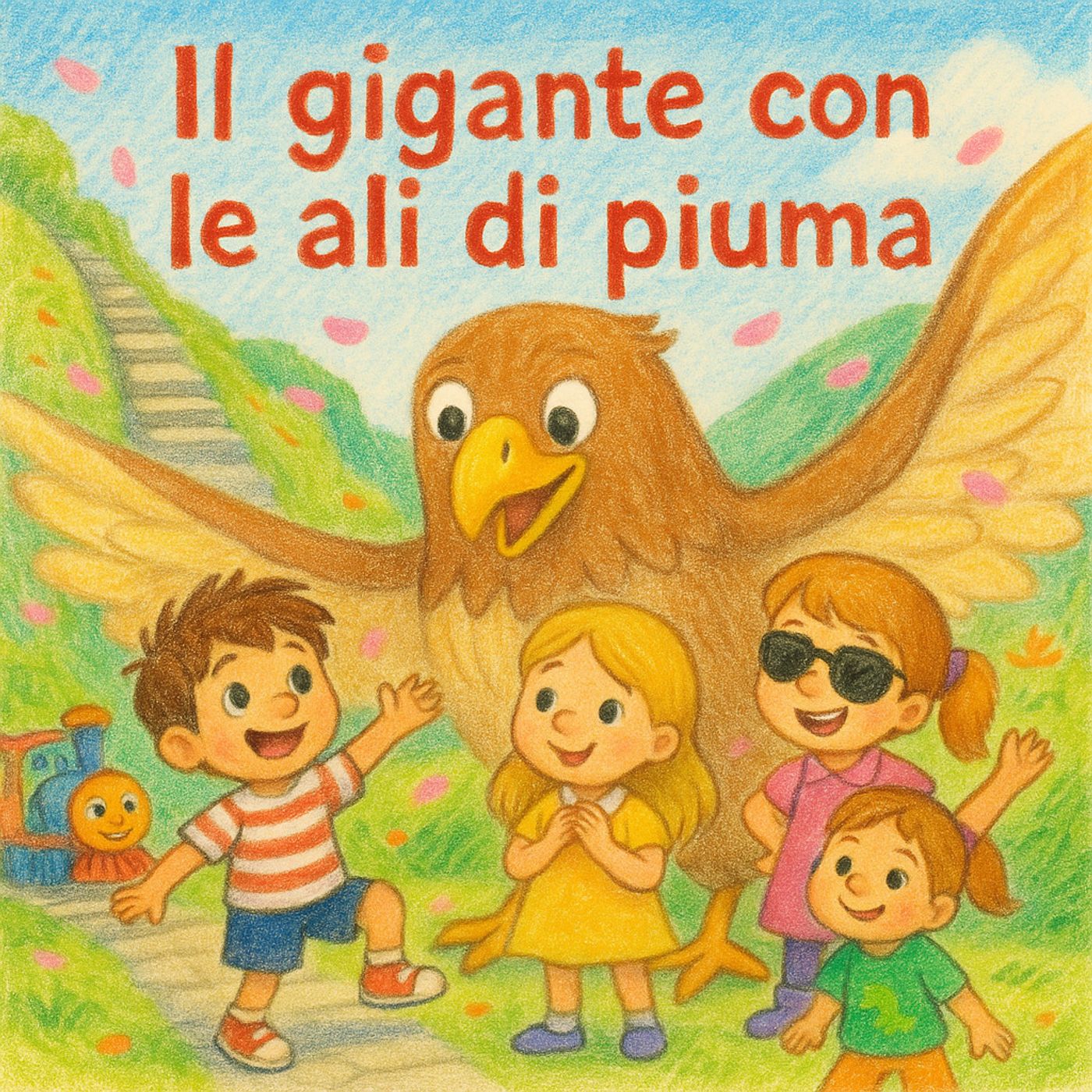 Il gigante con le ali di piuma