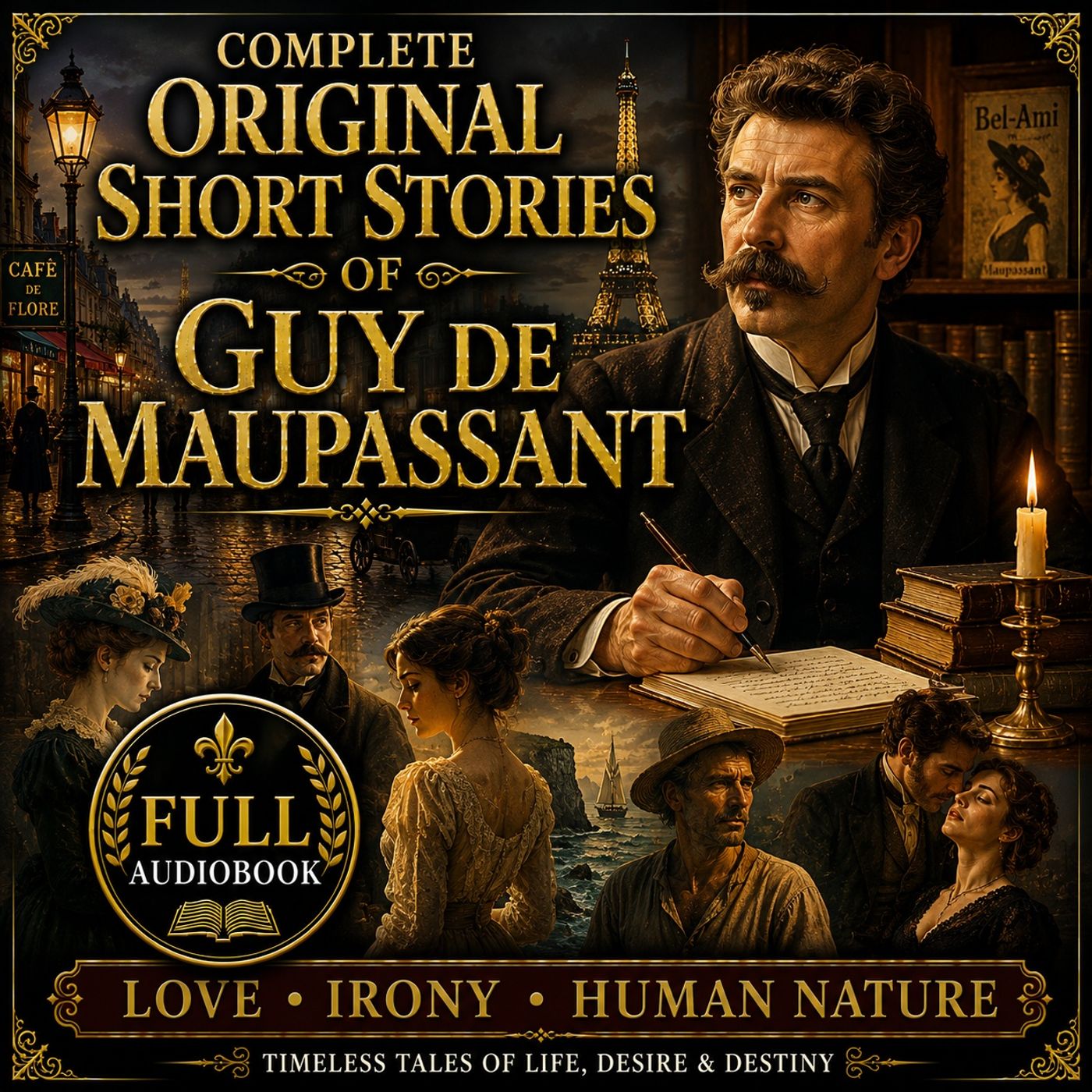 Complete Original Short Stories of Guy de Maupassant | Full Audiobook 📖 Classic French Tales of Love, Irony & Human Nature Part 1