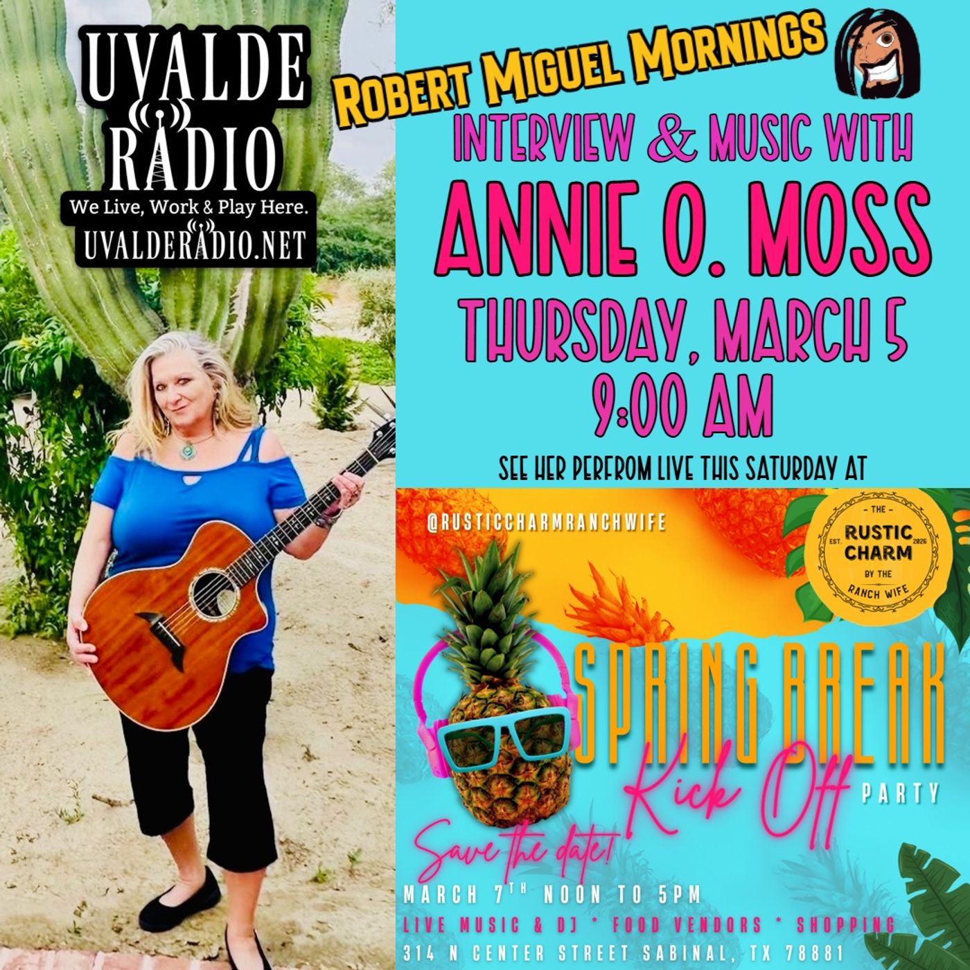 ANNIE O. MOSS / March 2026 episode artwork