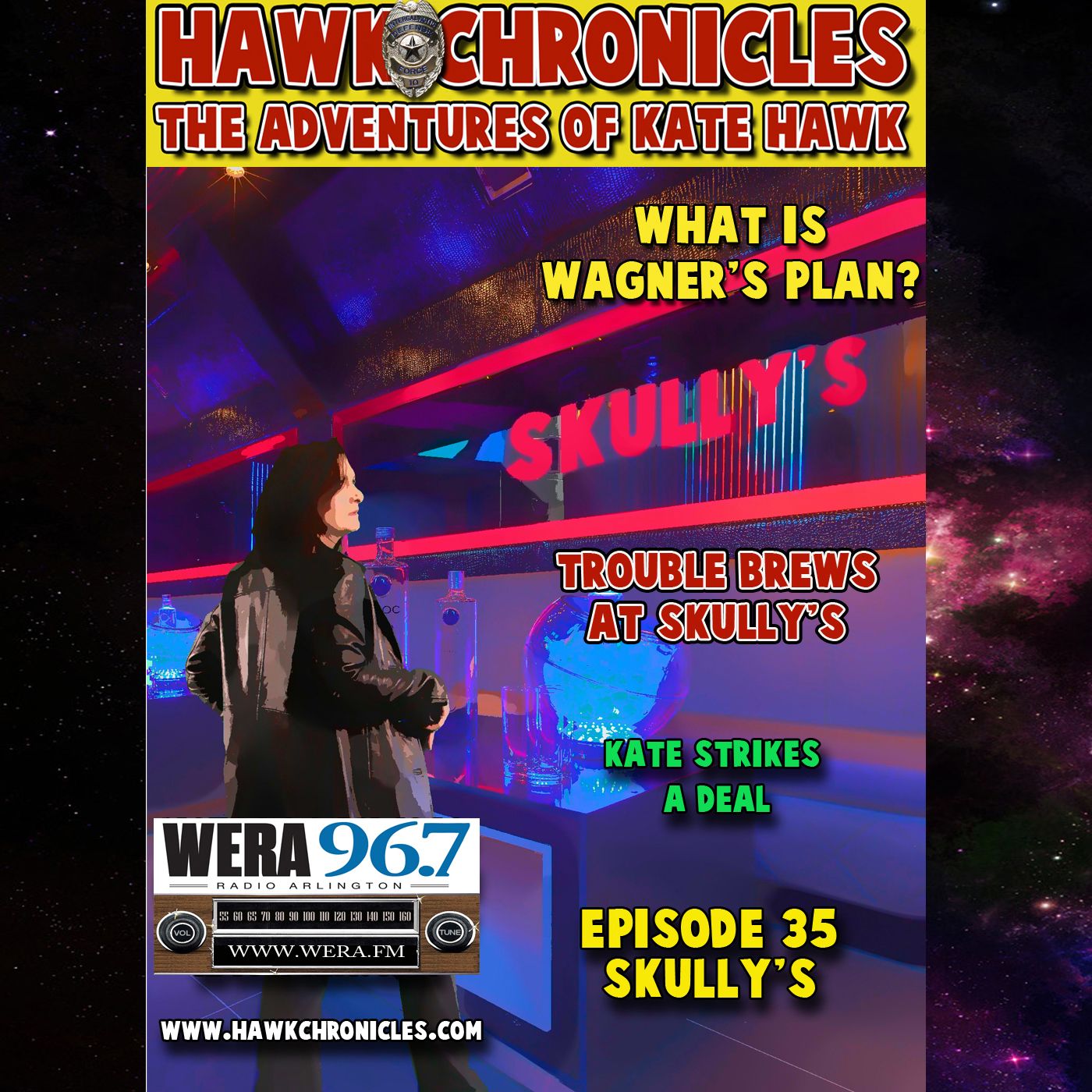 Episode 35 Hawk Chronicles "Skully's" episode artwork