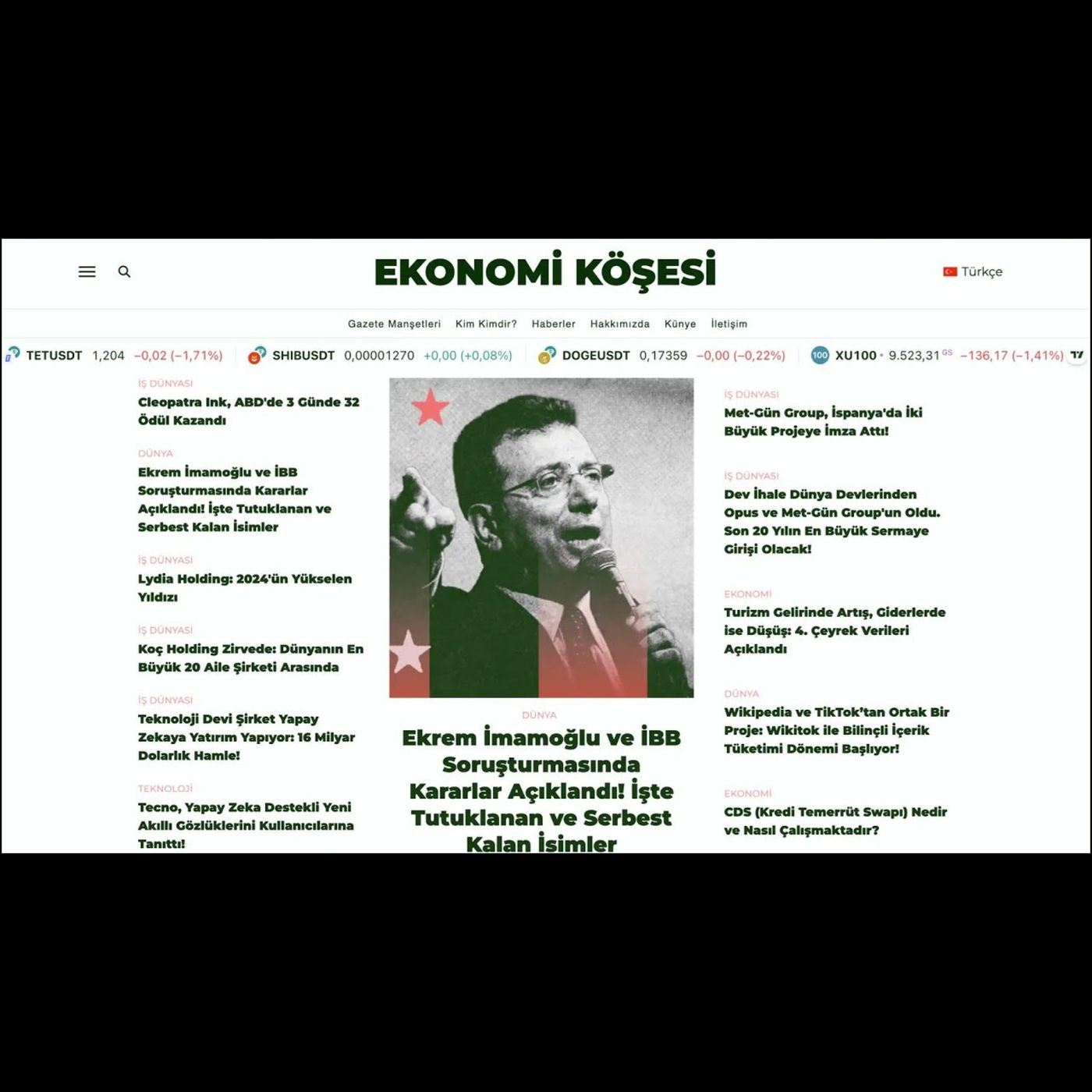 Ekonomi Köşesi Yayın Hayatına Başladı: Ekonomi Haberciliğine Yeni Dönem