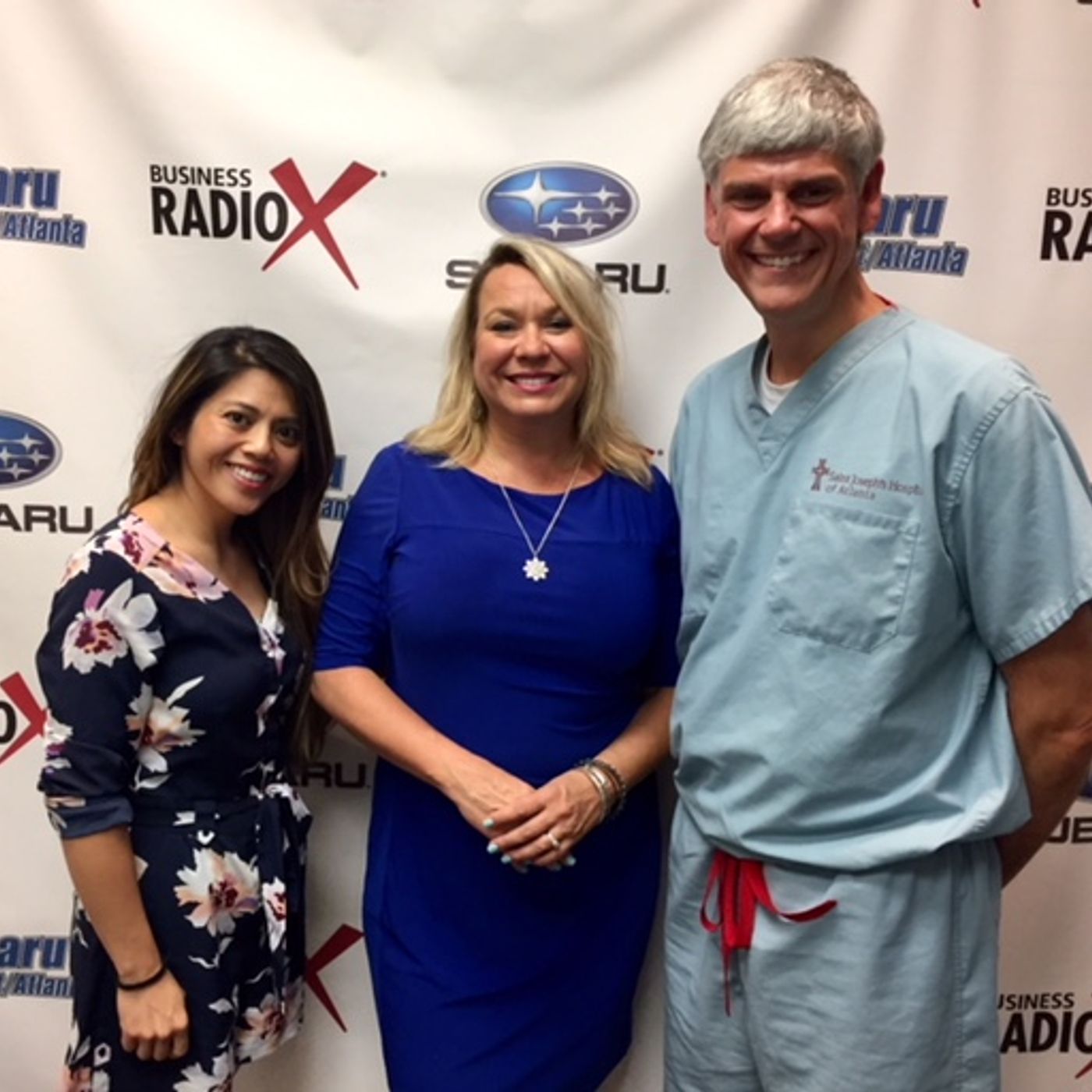 Angela Blackwell with Dekalb Office and Dr. Brian Hill & Dr. Truc Nguyen with HIPnation episode artwork