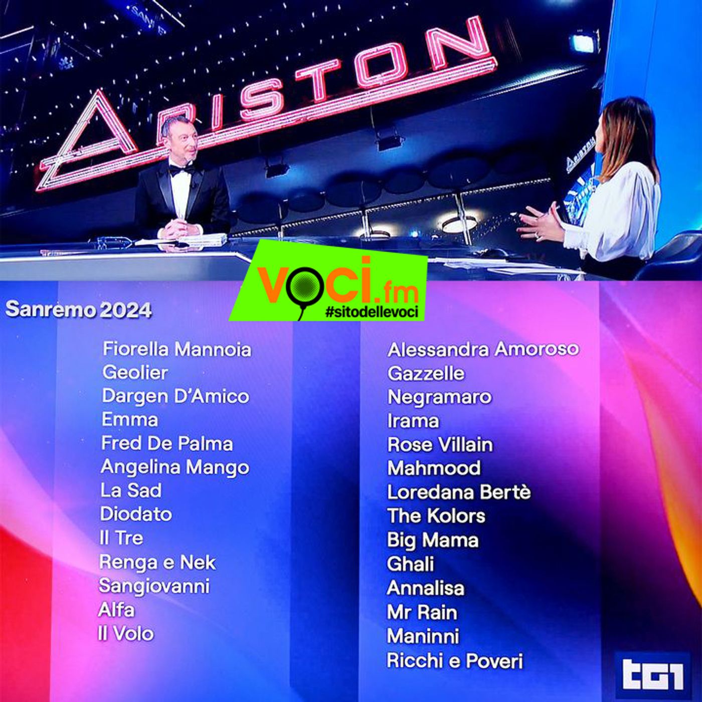 Clicca PLAY e ascolta la news su I BIG DI AMADEUS A SANREMO 2024 episode artwork