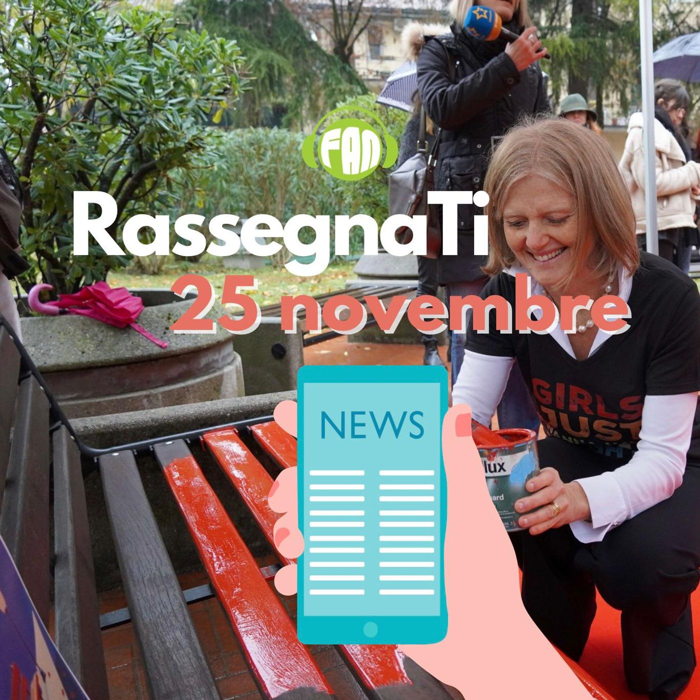 96 RassegnaTi 25 Novembre - Inaugurazione Panchina Rossa Polo Zanotto episode artwork