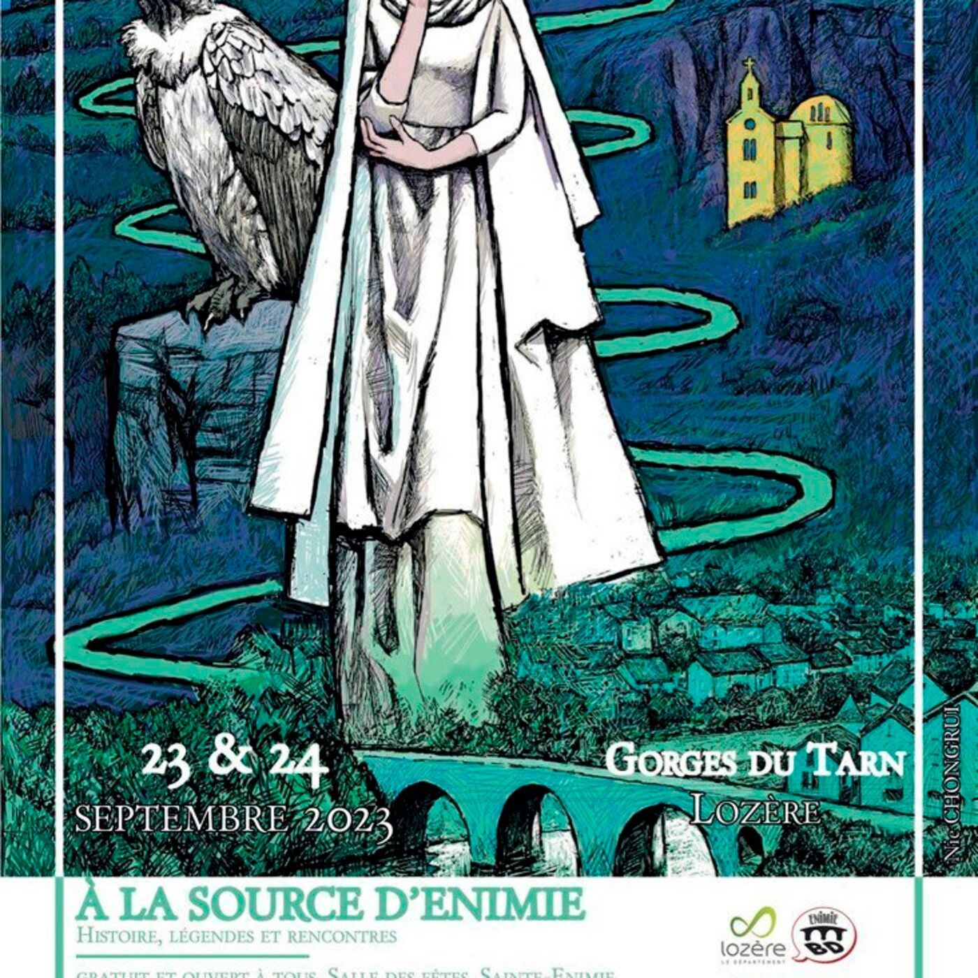 Retour sur le festival de la BD à Saint Enimie