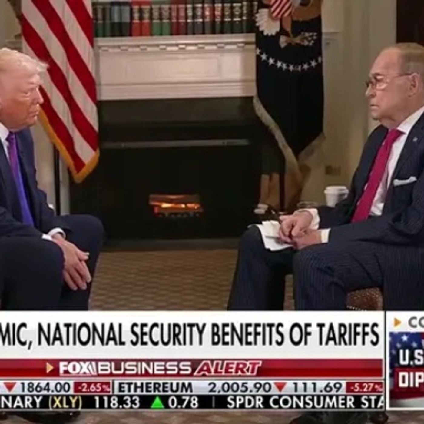 PRESIDENT TRUMP to Larry Kudlow on the Supreme Court's upcoming tariffs ruling: "I just hope the Supreme Court does what's episode artwork