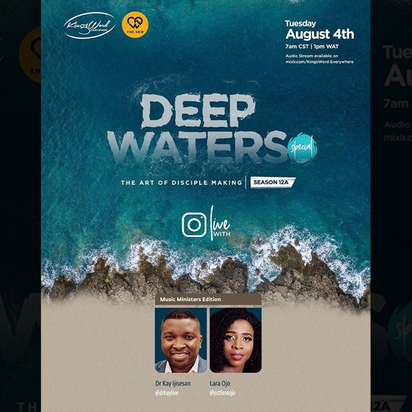 The Art of Disciple Making S12 E2 Music Ministers Edition - Dr Kay Ijisesan with Lara Ojo episode artwork