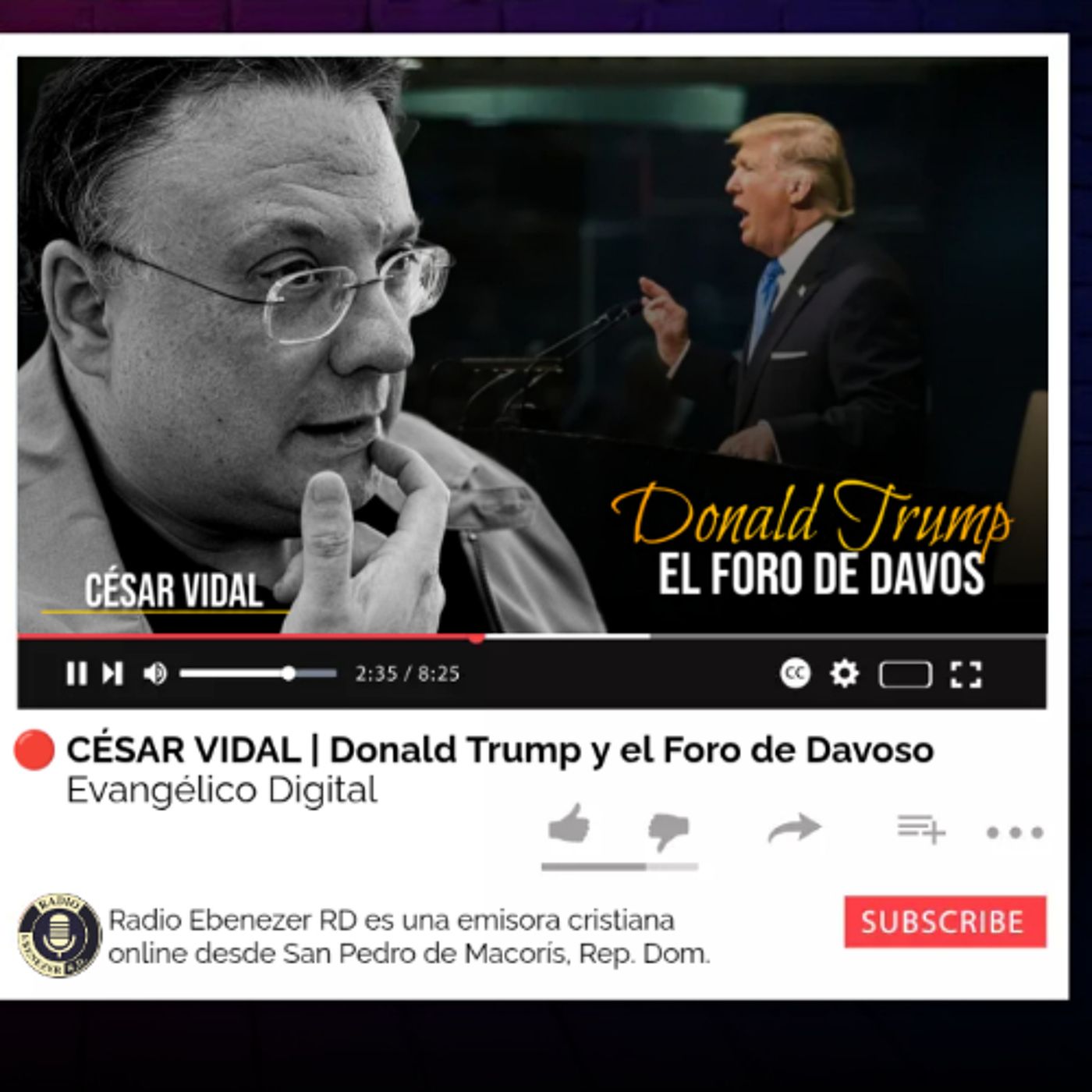 🆕Audio Resumen | CÉSAR VIDAL | Donald Trump y el Foro de Davos by Smaily Rosario