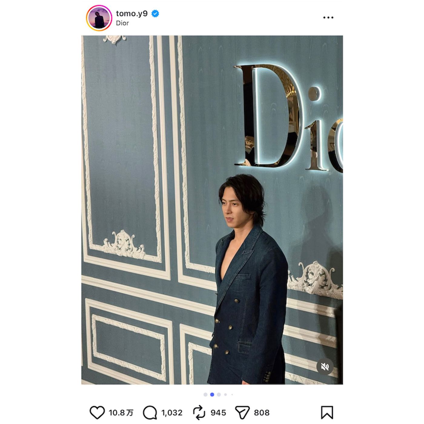 山下智久、素肌にデニムジャケットのセクシーな衣装　「色気ヤバ」「すべてが美しすぎる」 episode artwork