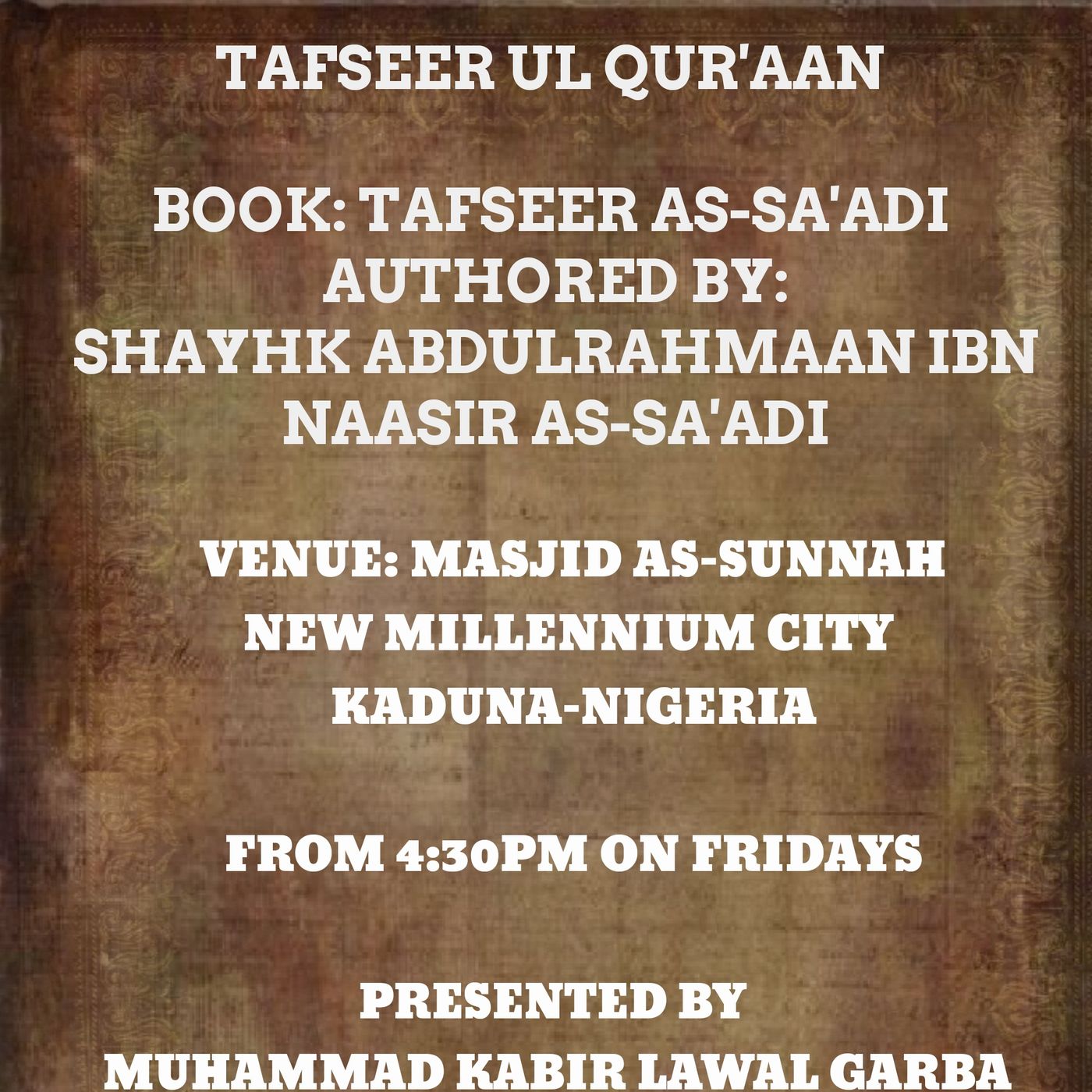 Tafseer ul Qur'aan