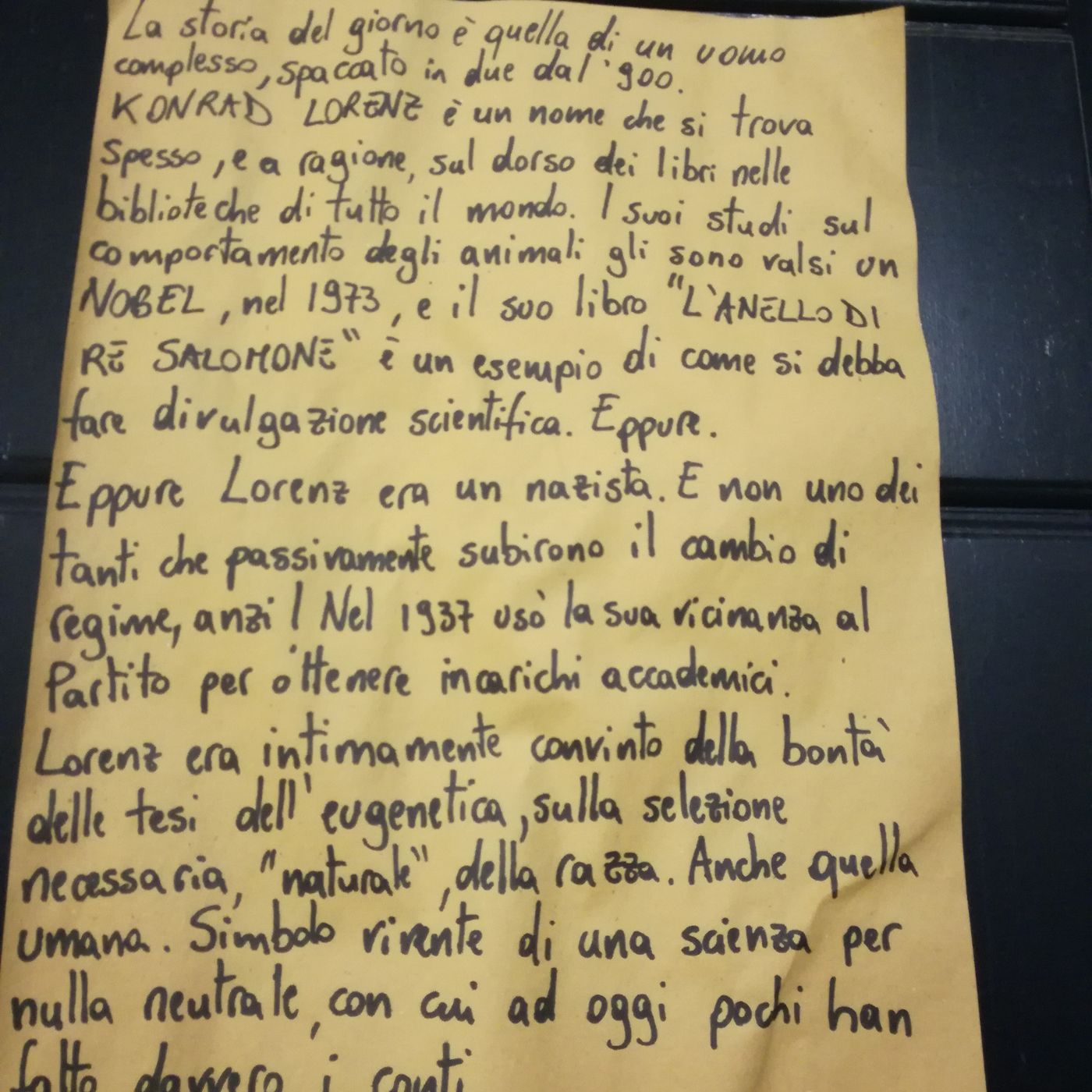 S.2 Ep.3 - Storia di Konrad Lorenz